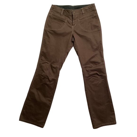 Kuhl Women's Brown Dulce Articulated Knee Workwear Utility pants sz 8 - Picture 1 of 7